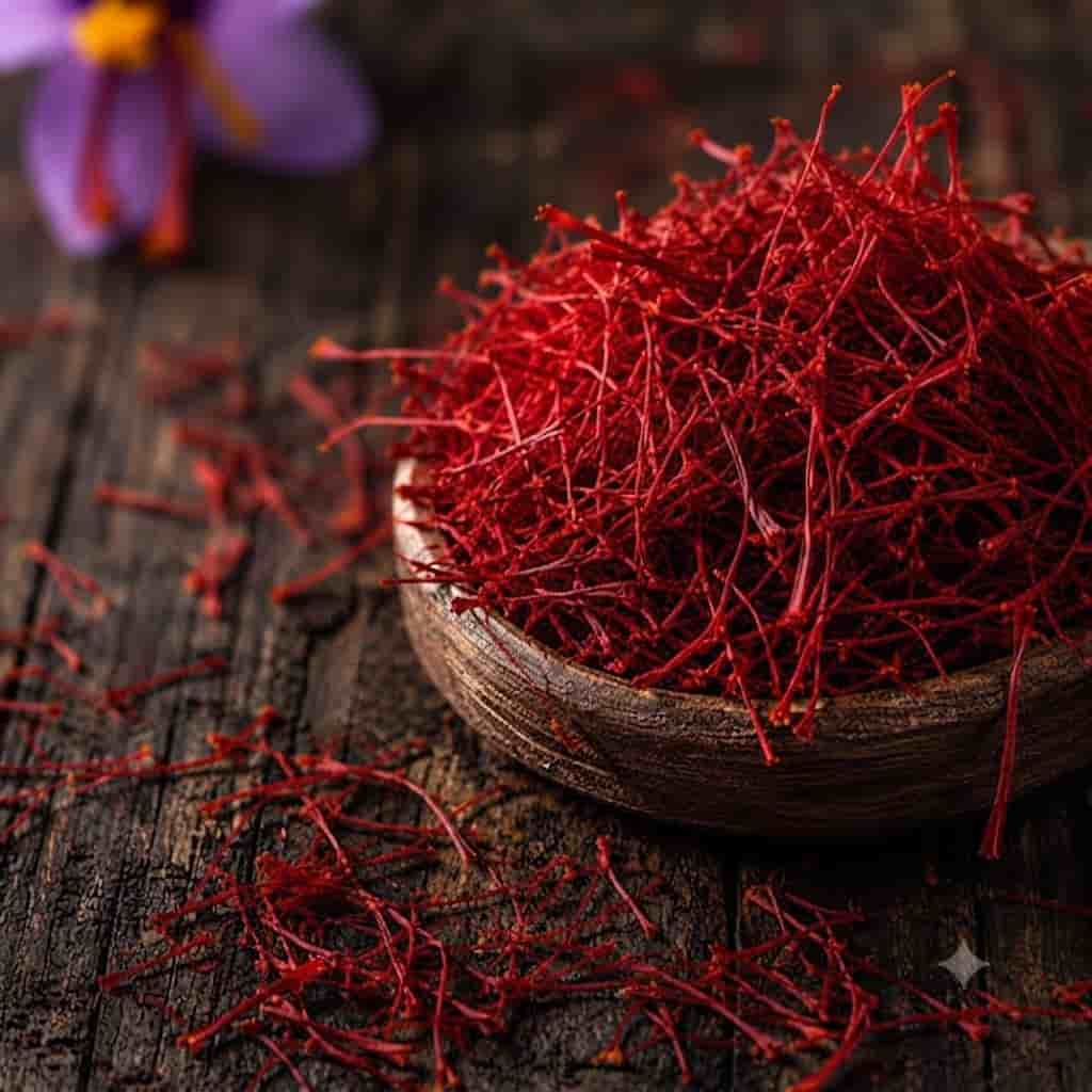 زعفران سرگل ممتاز دارای رشته های یکدست و مرغوب